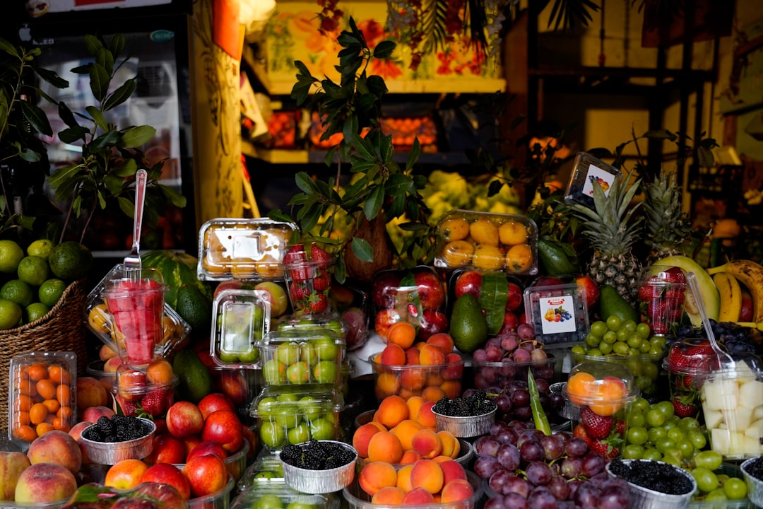 Photo sell local and organic products long term