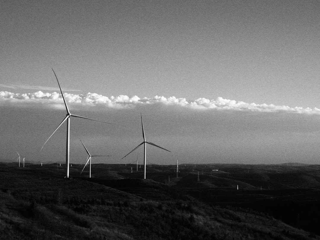 Photo green energy in agriculture